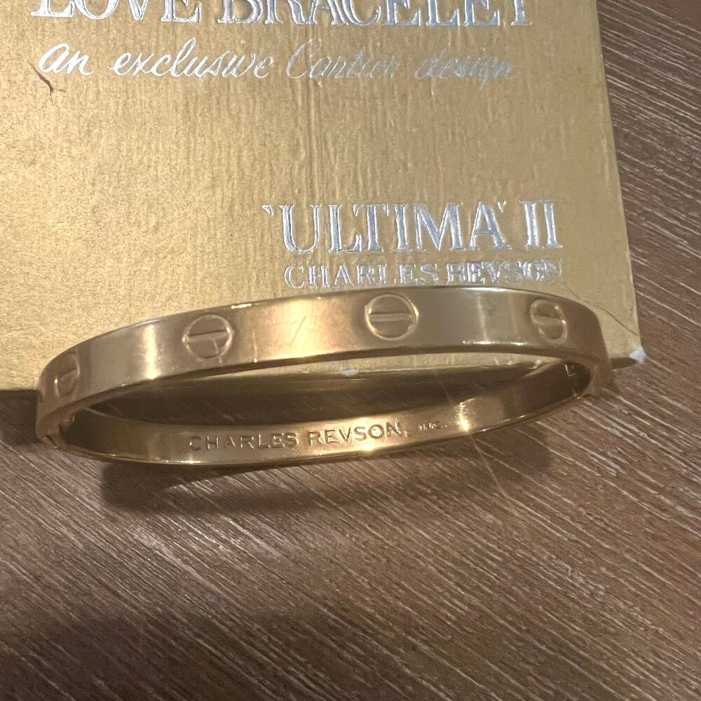 Vintage CARTIER 1970 Aldo Cipullo Charles Revson, Inc. Ultima II, Love Bracelet